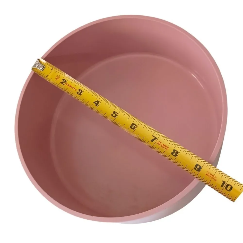 KASEN Melamine Salad Set Pink Large Bowl 4 Small Bowls 4 Plates‎ Peter Pan MCM